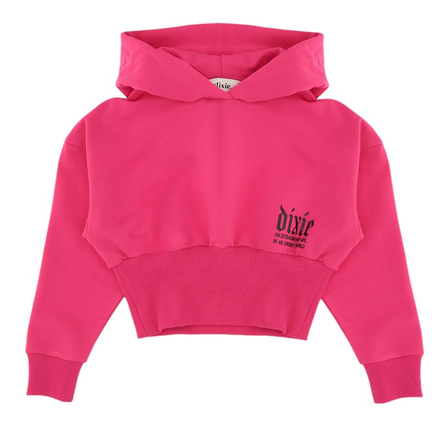 Felpa bambina con logo a contrasto Dixie | LM15/042G1371